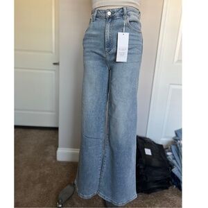 Risen High Rise Wide Leg Jeans (RDP5120) NWT